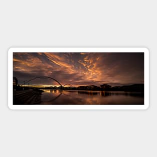 Infinity Bridge Sunrise Sticker